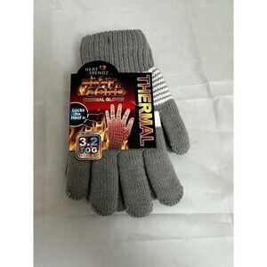 Heat Trendz Heat Zone 3.2 TOG Pink Silver Thermal Gloves One Size Fits Most NWT